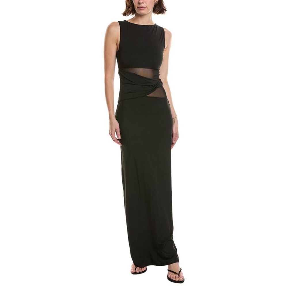 Nia Womens  Ione Maxi Dress, Black